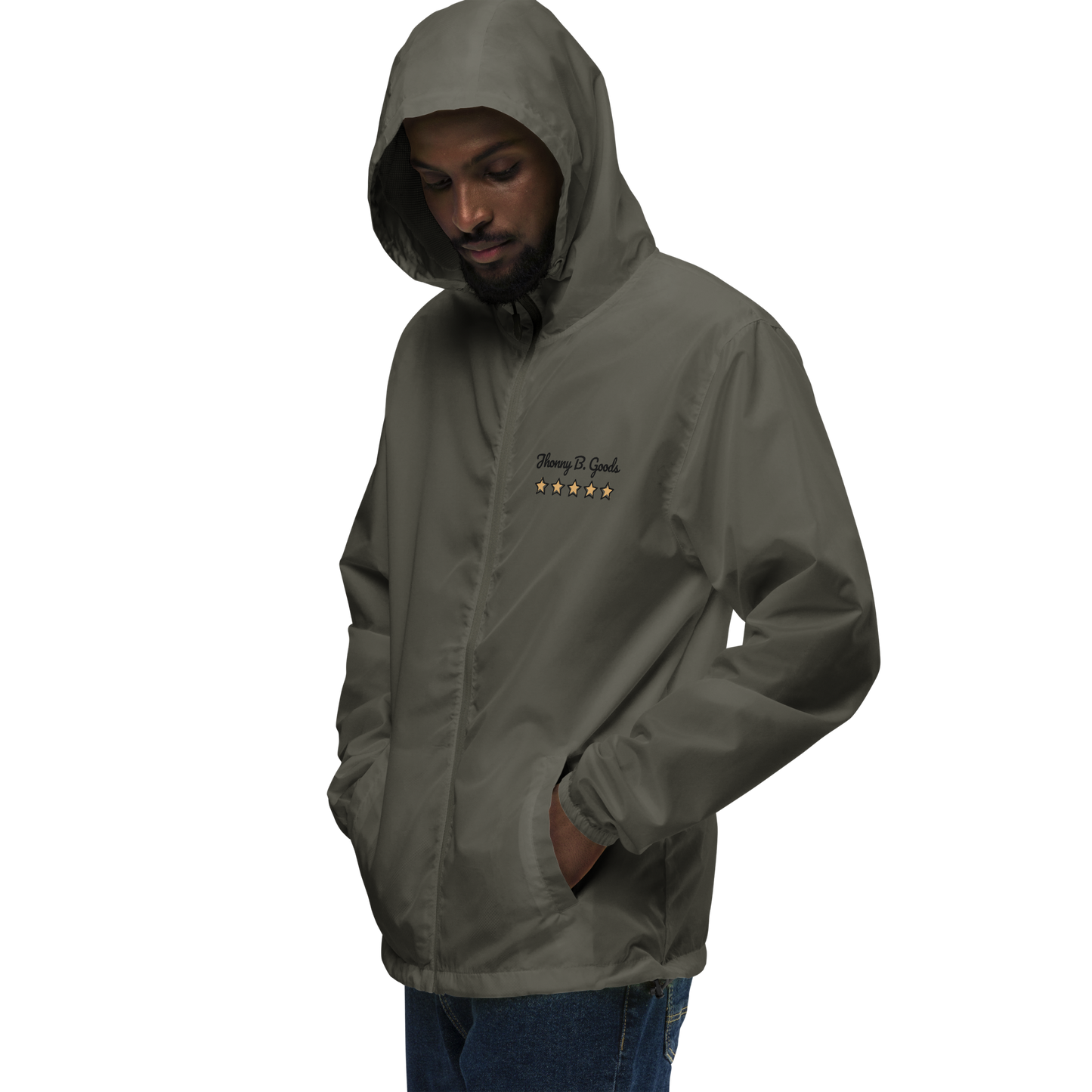 Men's Live Free Or Die  lightweight zip up windbreaker