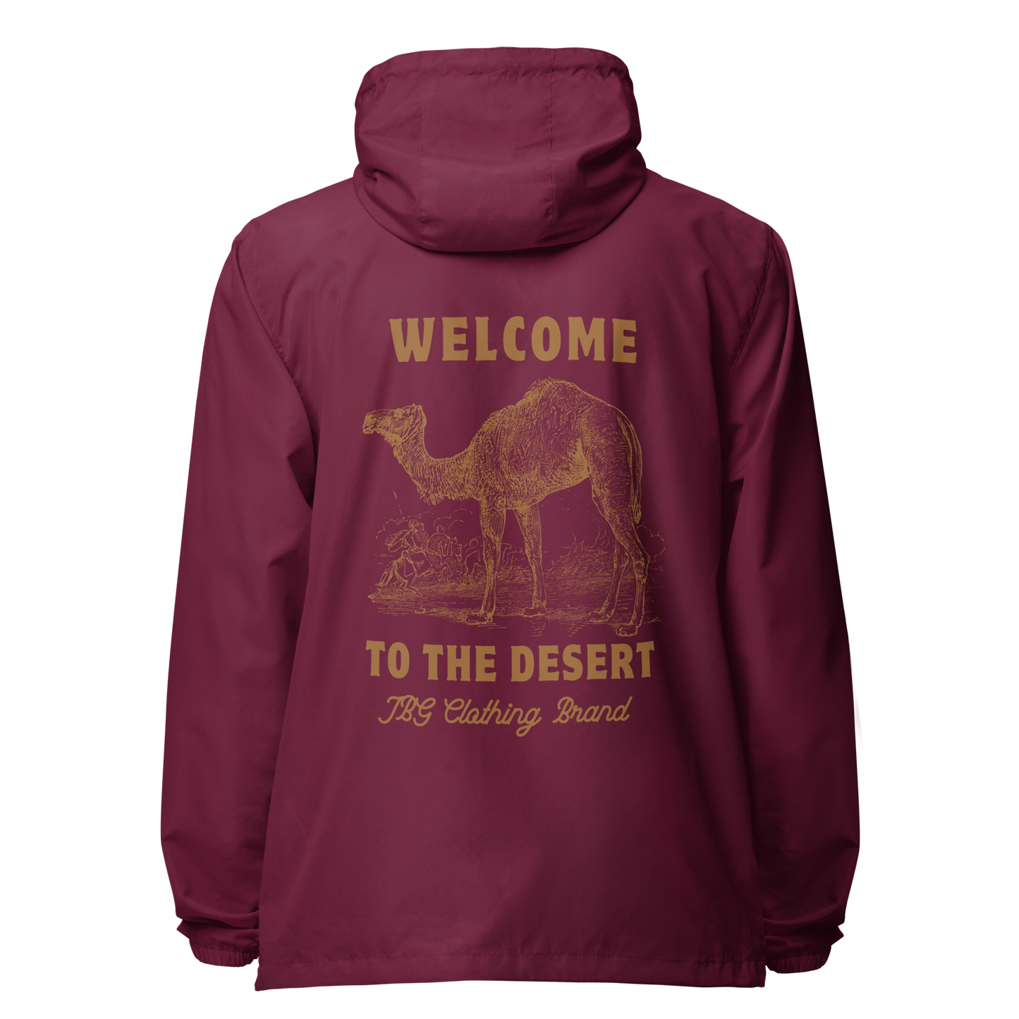 Men's Welcom to The Desert lightweight zip up windbreaker