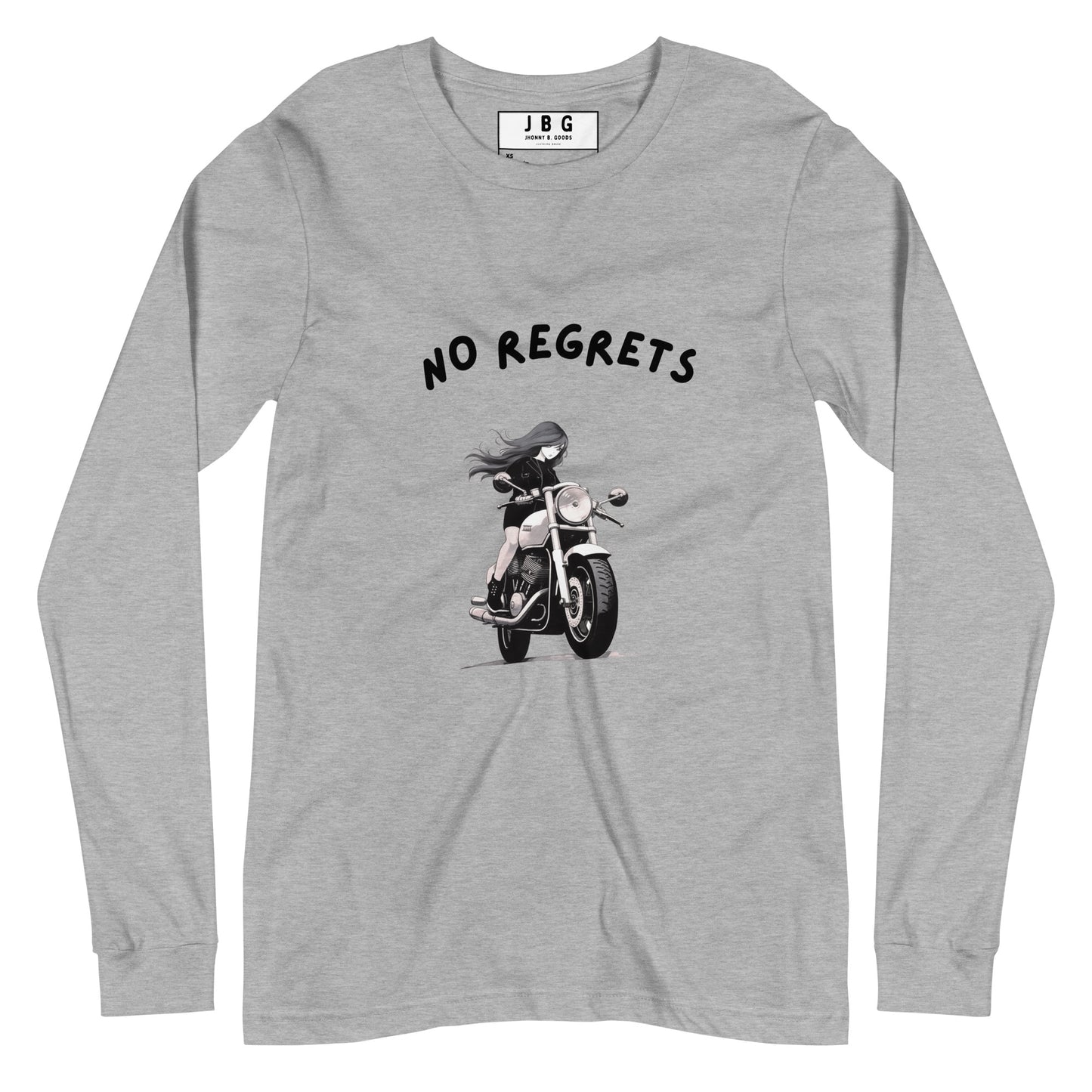 No Regrets  Womens Long Sleeve Tee