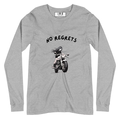 No Regrets  Womens Long Sleeve Tee