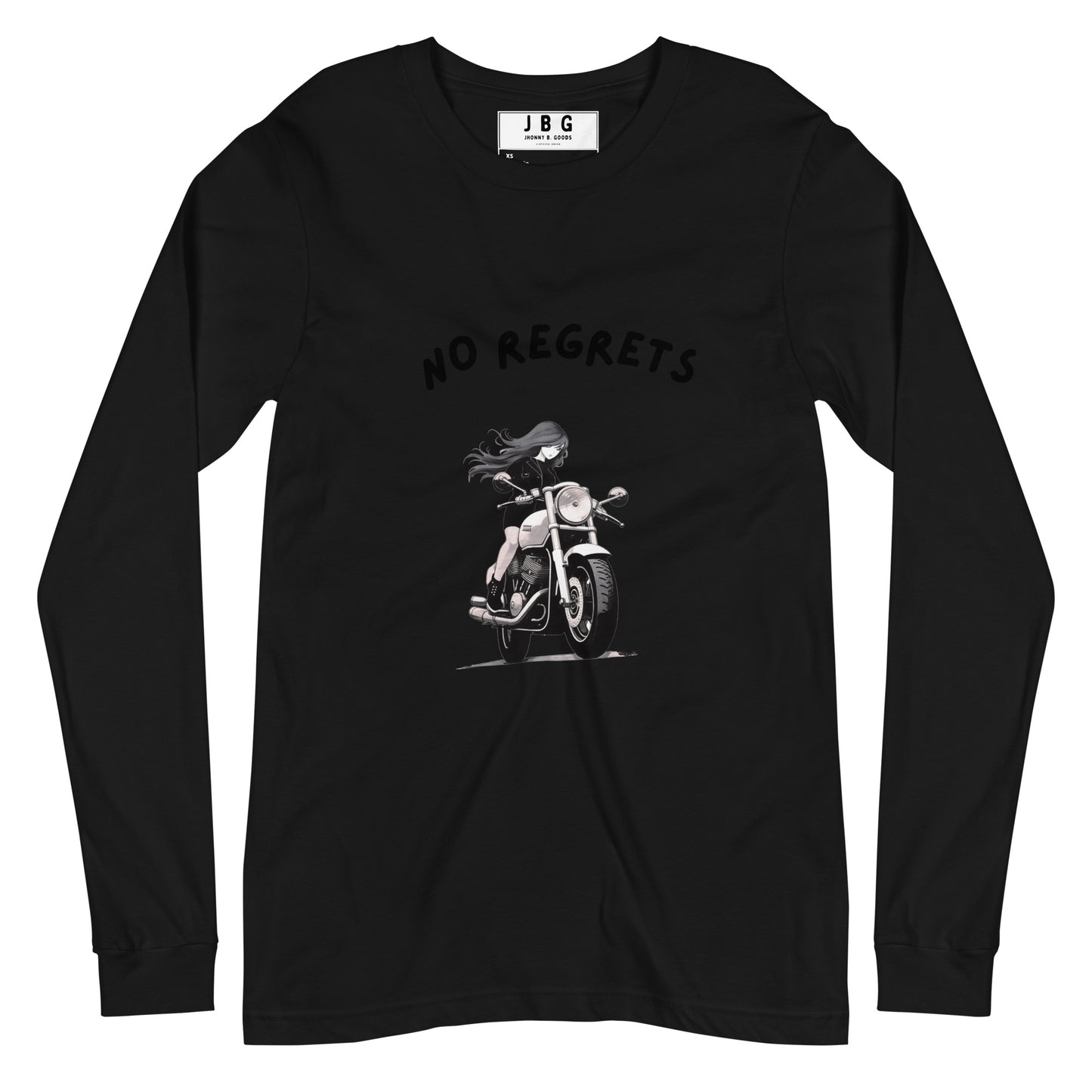 No Regrets  Womens Long Sleeve Tee