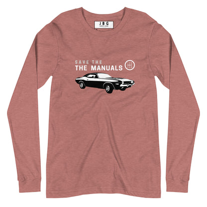 Save the Manuals men's Long Sleeve Tee