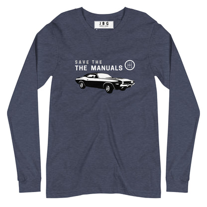 Save the Manuals men's Long Sleeve Tee