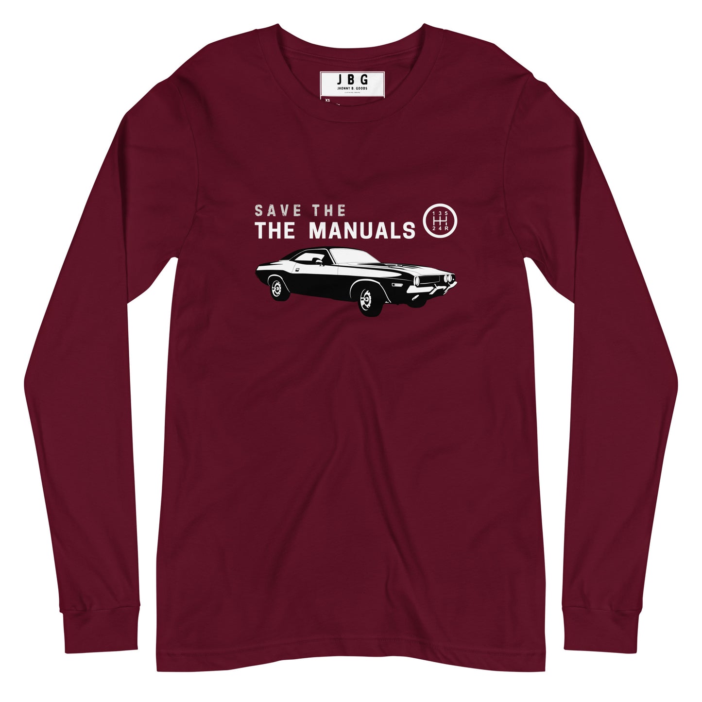 Save the Manuals men's Long Sleeve Tee