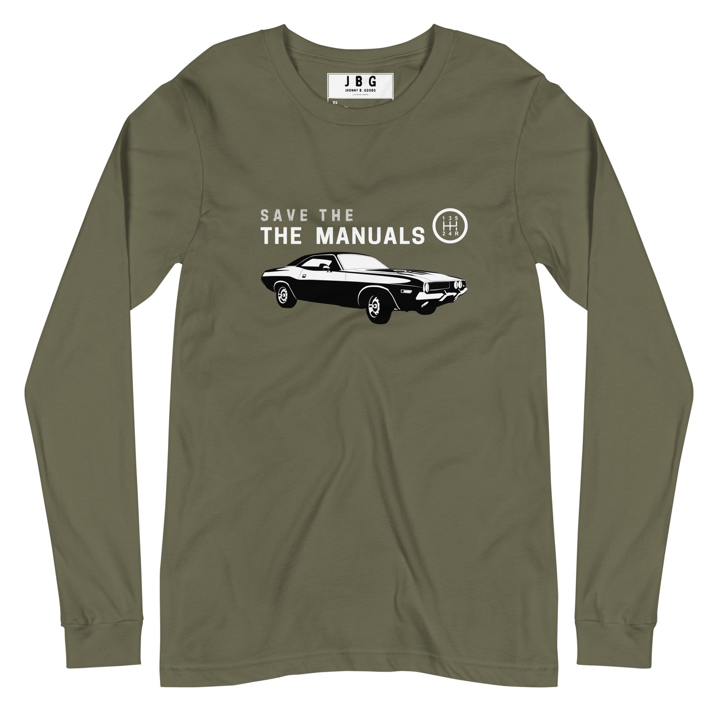 Save the Manuals men's Long Sleeve Tee