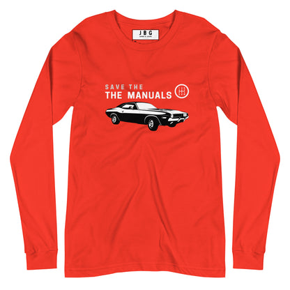 Save the Manuals men's Long Sleeve Tee