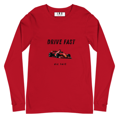 Drive Fast men's Long Sleeve Tee