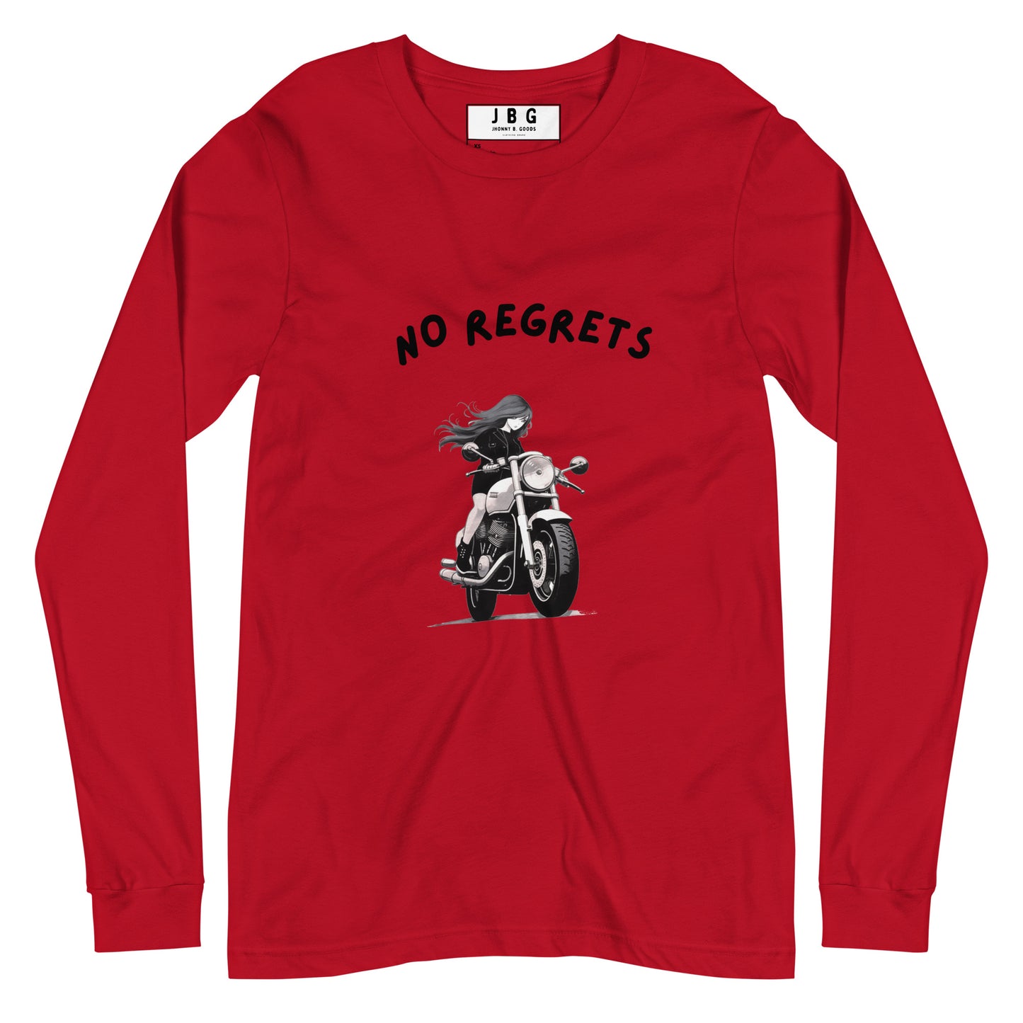 No Regrets  Womens Long Sleeve Tee