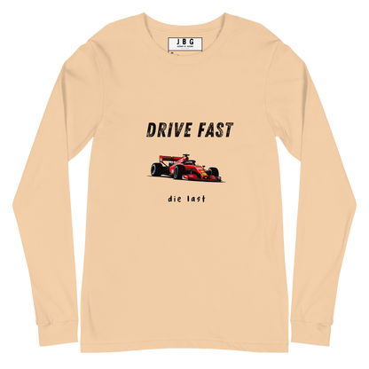 Drive Fast men's Long Sleeve Tee