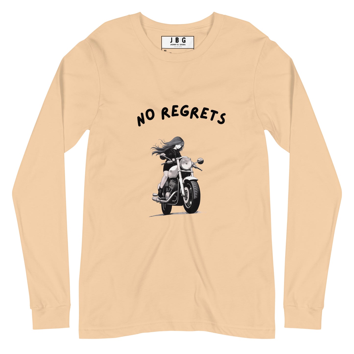 No Regrets  Womens Long Sleeve Tee