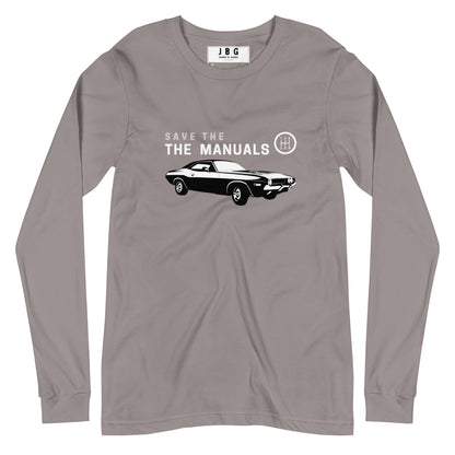 Save the Manuals men's Long Sleeve Tee