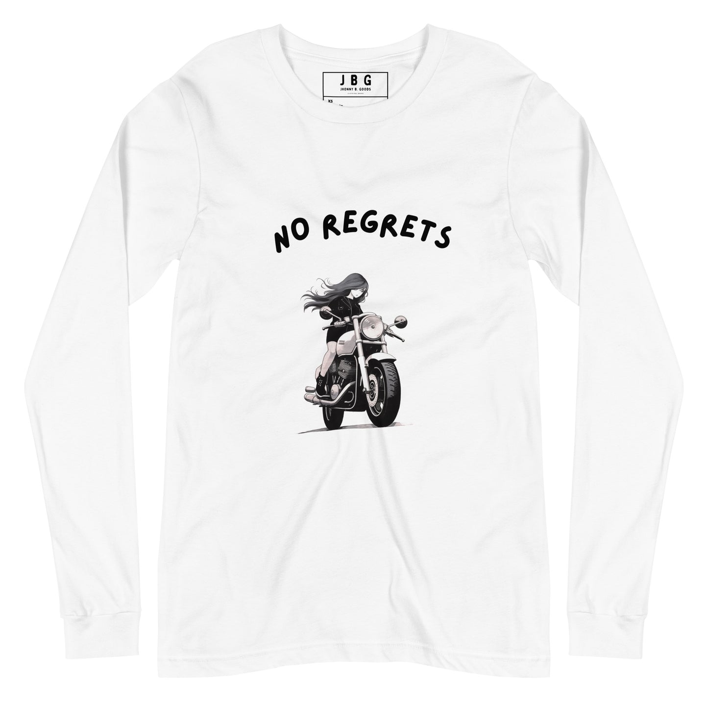 No Regrets  Womens Long Sleeve Tee