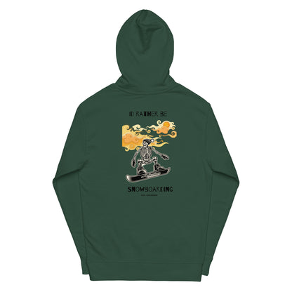 Id Rather Be Snowboarding men midweight hoodie