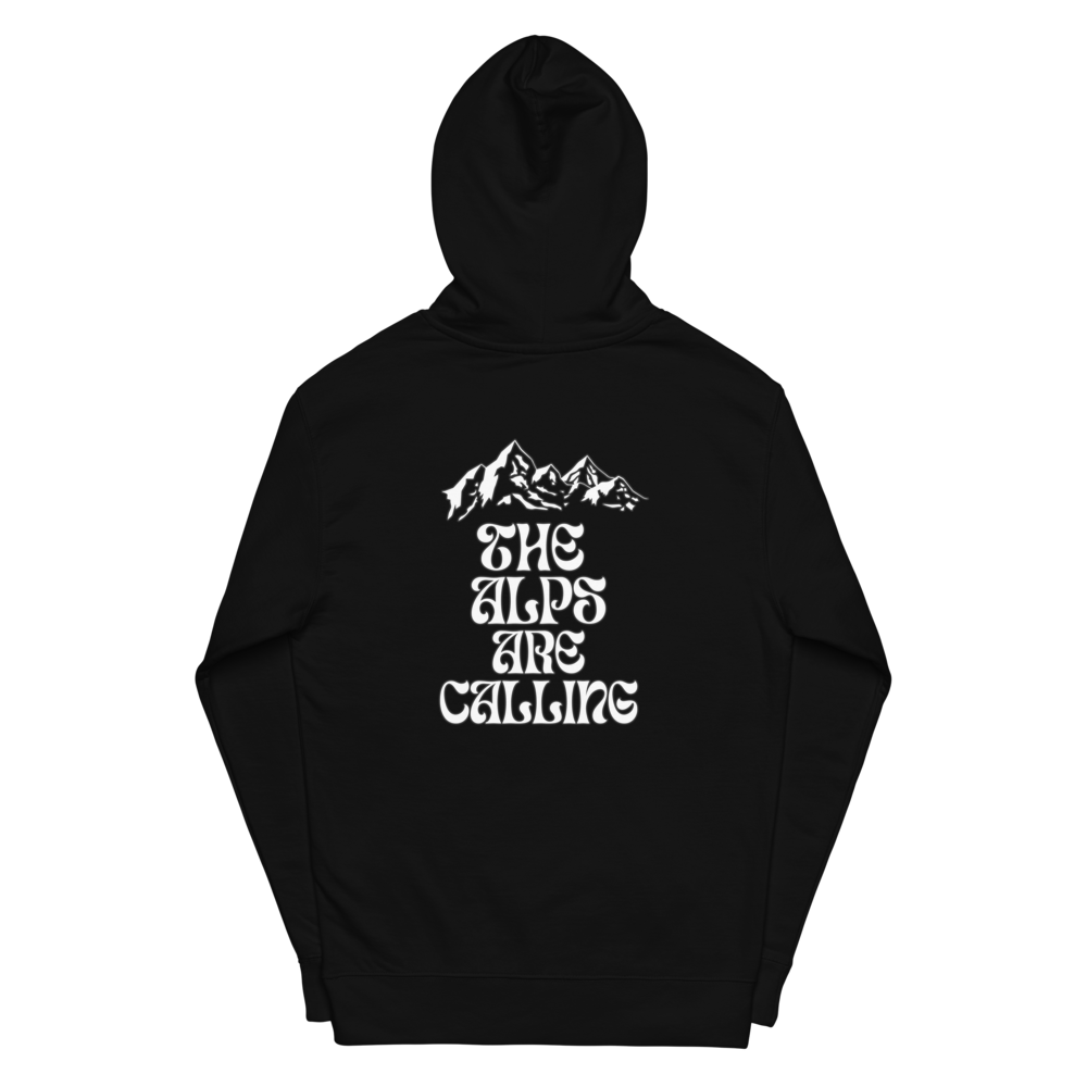 The Alps Are Calling men midweight hoodie