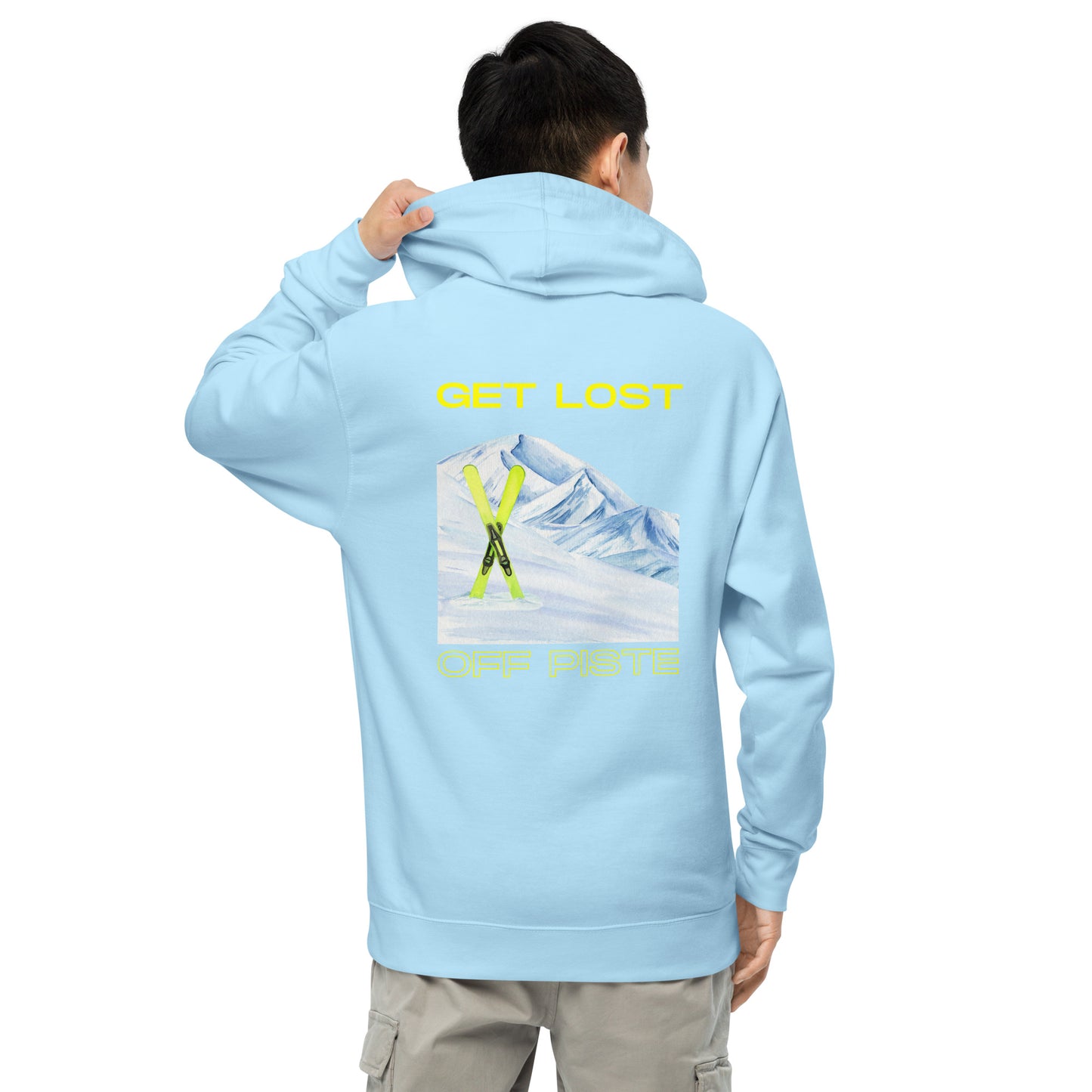 Get Lost Off Piste Unisex midweight hoodie