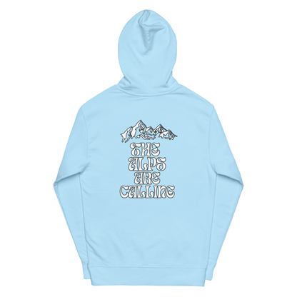 The Alps Are Calling women's midweight hoodie