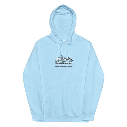 The Alps Are Calling women's midweight hoodie