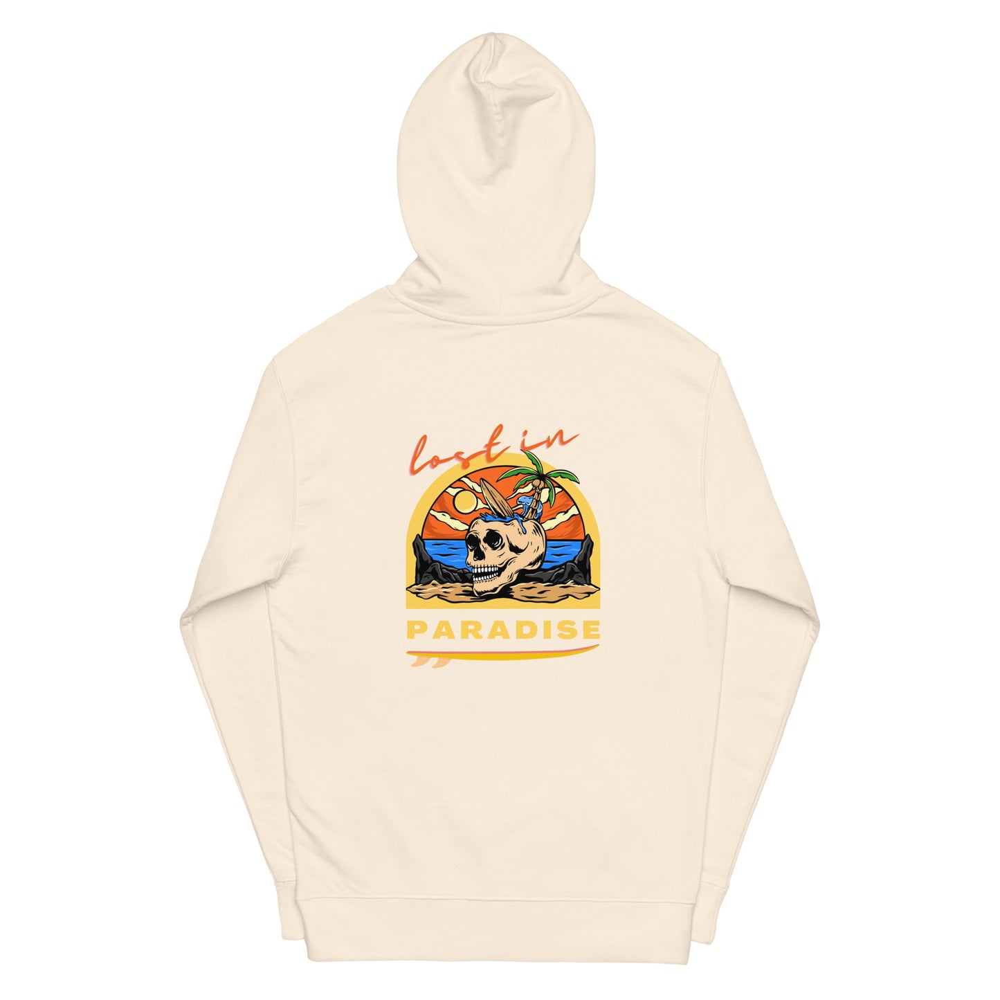 Lost In Paradise  men midweight hoodie