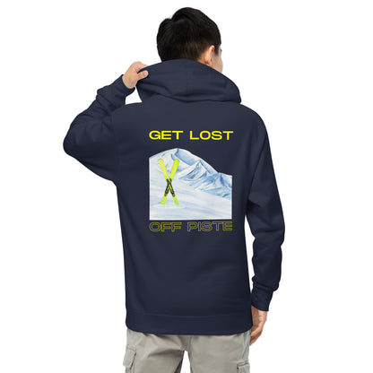 Get Lost Off Piste Unisex midweight hoodie