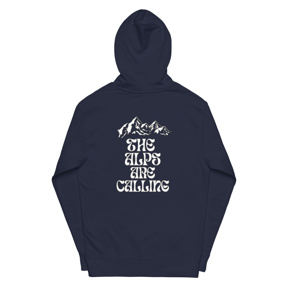 The Alps Are Calling men midweight hoodie