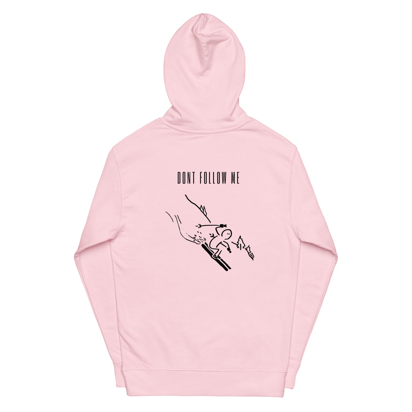 Dont Follow Me men midweight hoodie