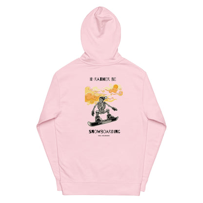 Id Rather Be Snowboarding women's midweight hoodie