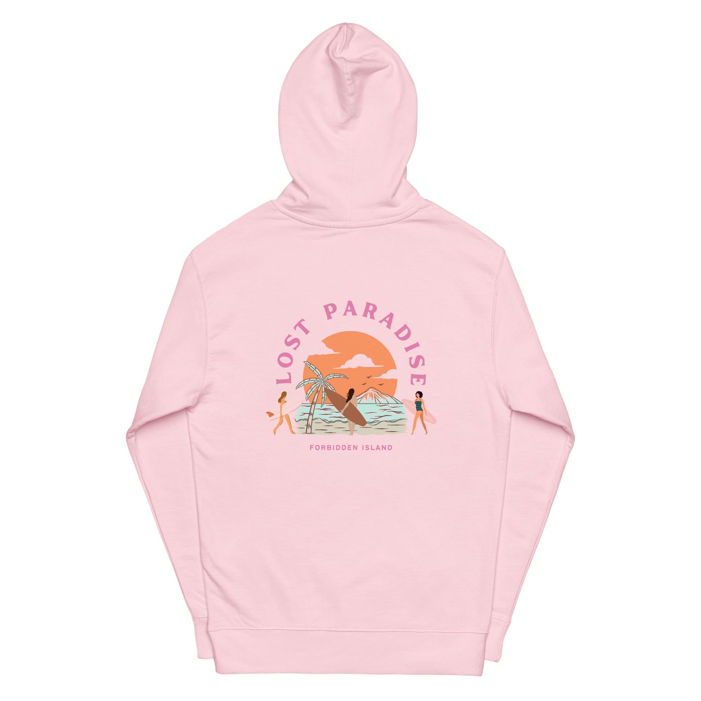 Lost Paradise womens midweight hoodie