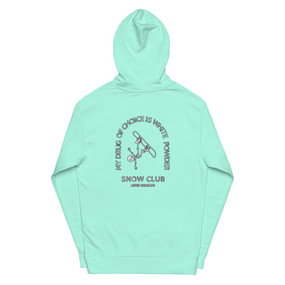 White Powder Snow Club men midweight hoodie