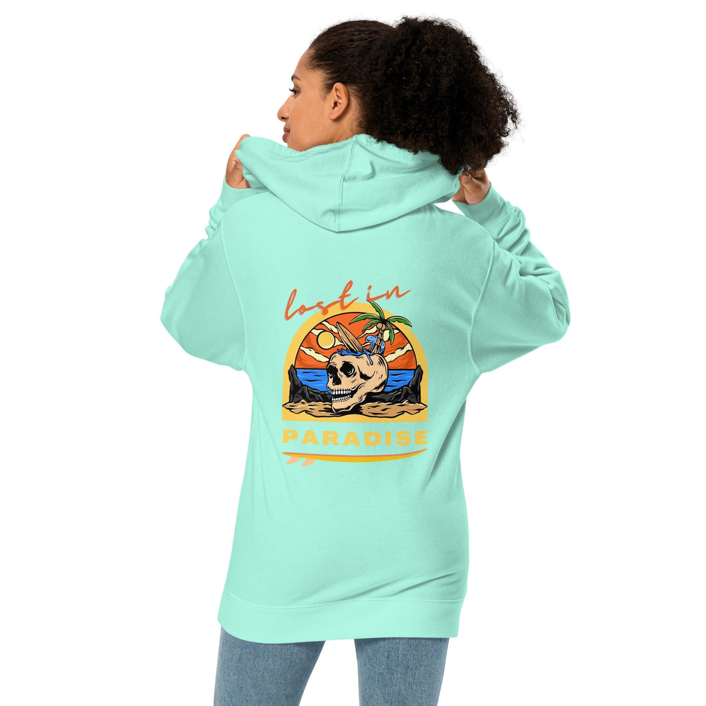 Lost In Paradise  womens midweight hoodie