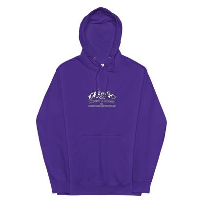 The Alps Are Calling women's midweight hoodie