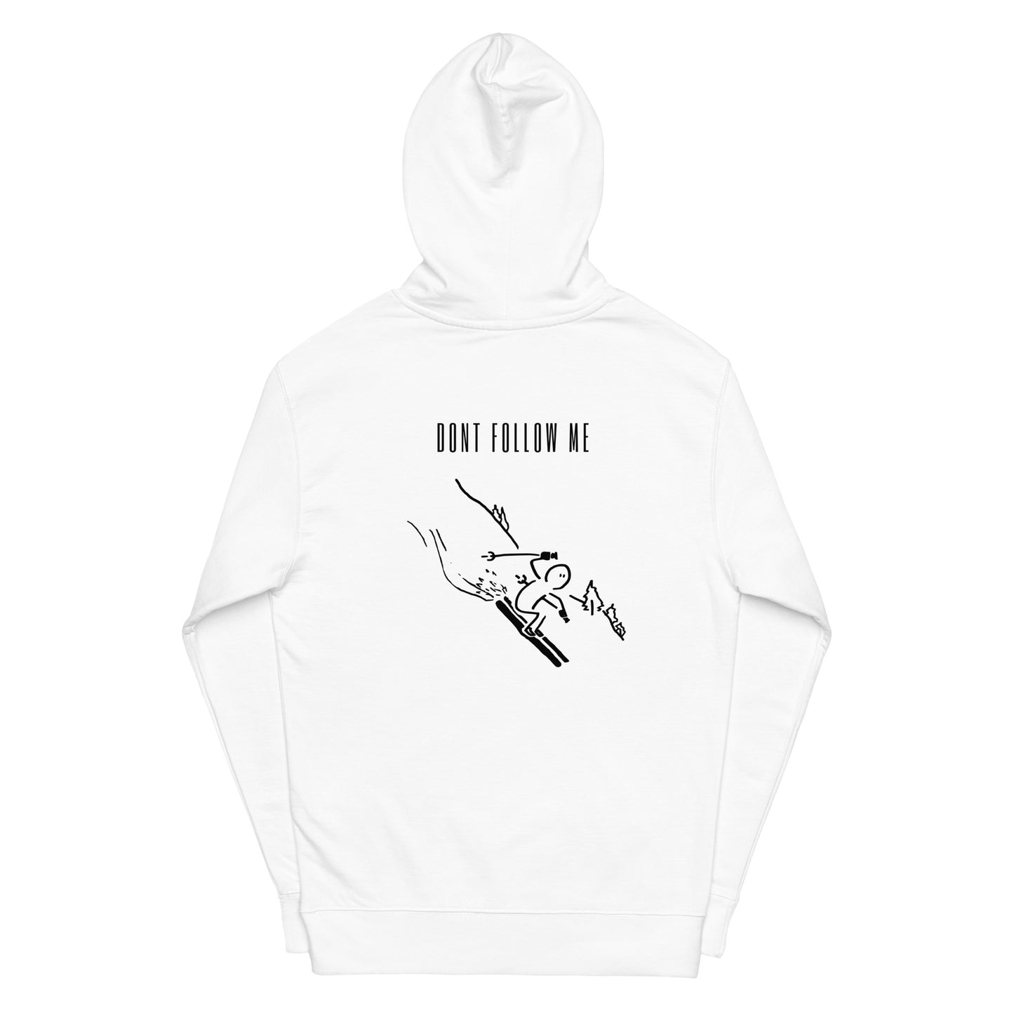 Dont Follow Me men midweight hoodie