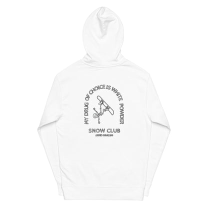 White Powder Snow Club men midweight hoodie