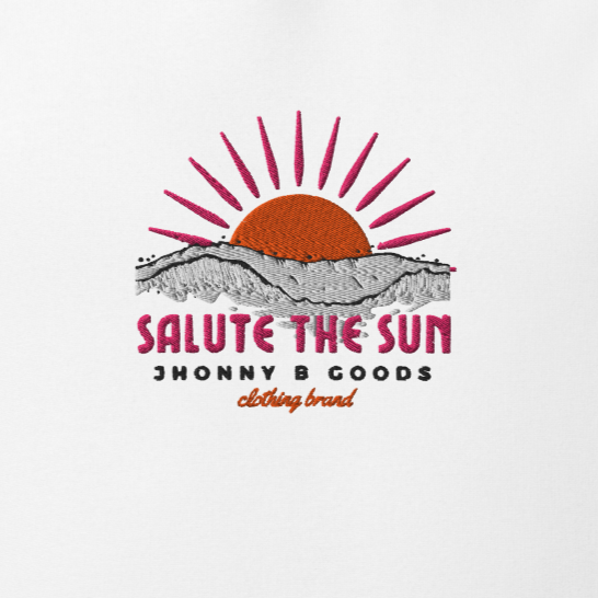 Salute The Sun -  Embroidered mid-weight Surf & Skate hoodie