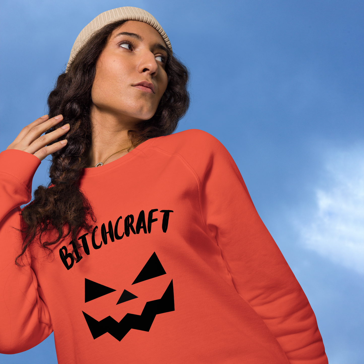 Bitchcraft Women's organic raglan sweatshirt