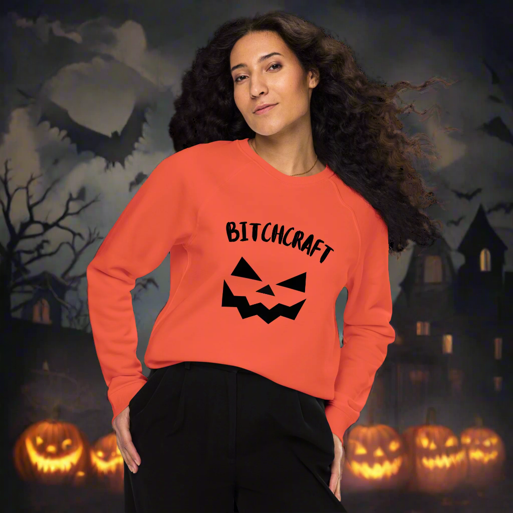 Bitchcraft Women's organic raglan sweatshirt