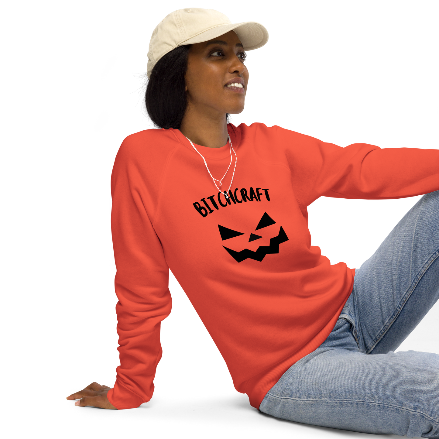 Bitchcraft Women's organic raglan sweatshirt