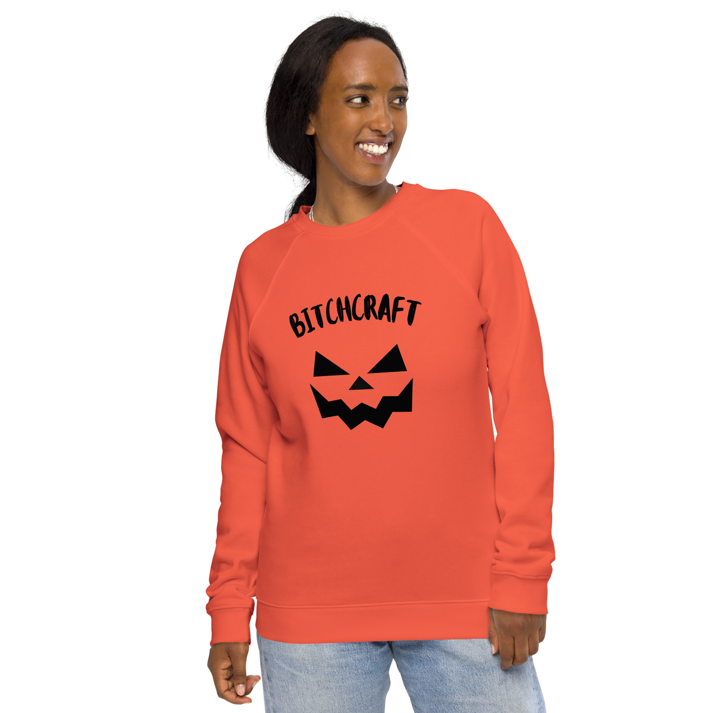 Bitchcraft Women's organic raglan sweatshirt