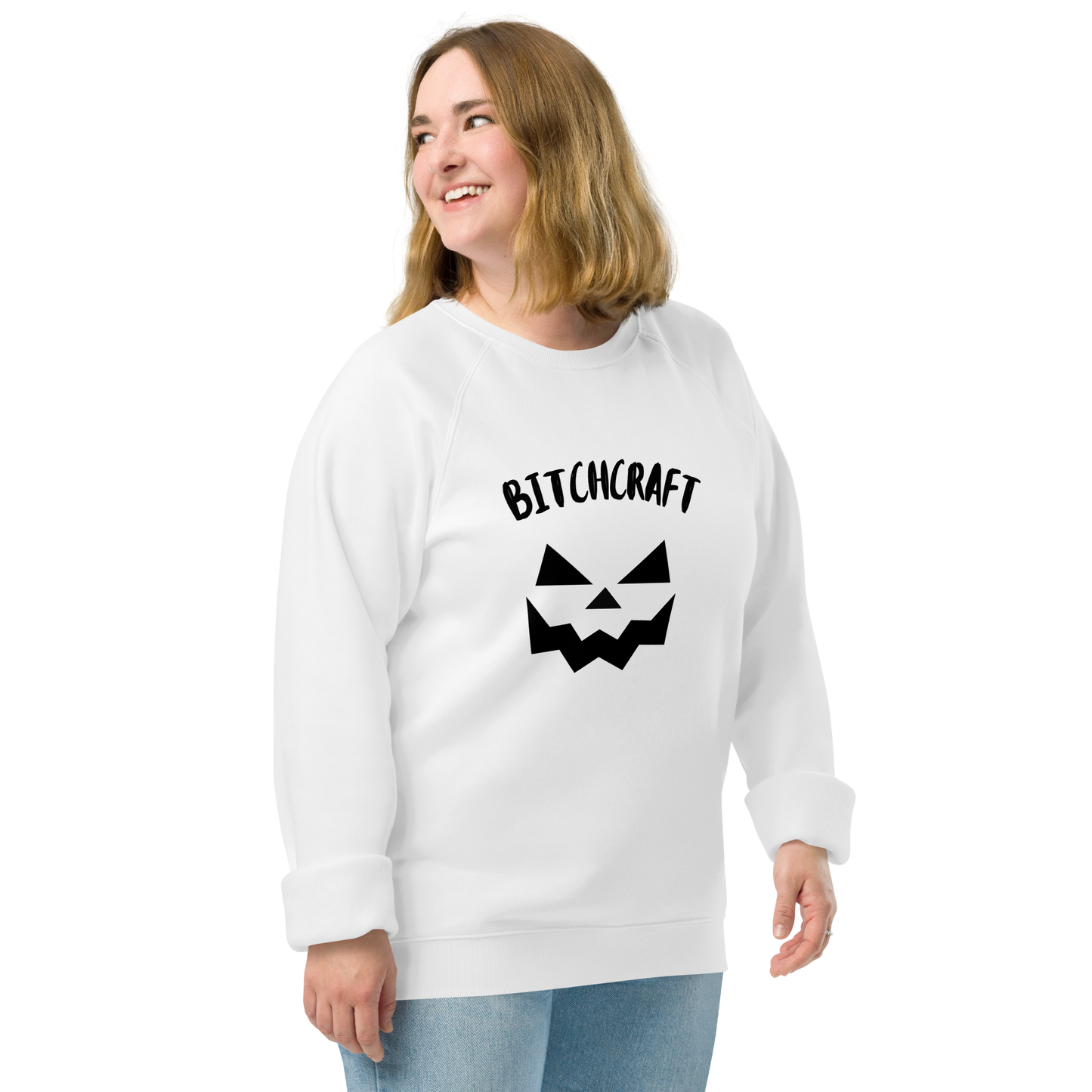 Bitchcraft Women's organic raglan sweatshirt