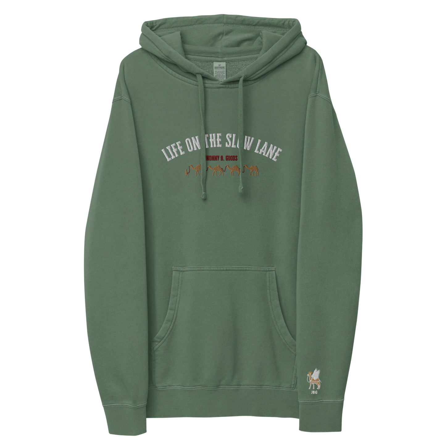 Life on The Slow Lane  Women's pigment-dyed hoodie