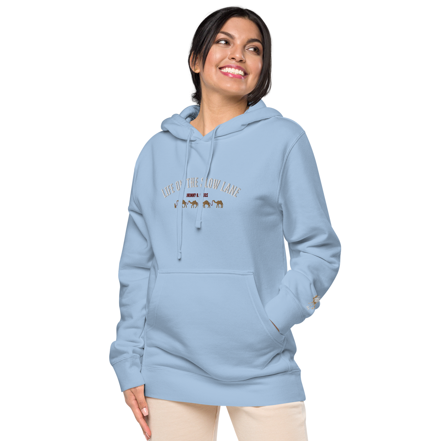 Life on The Slow Lane  Women's pigment-dyed hoodie