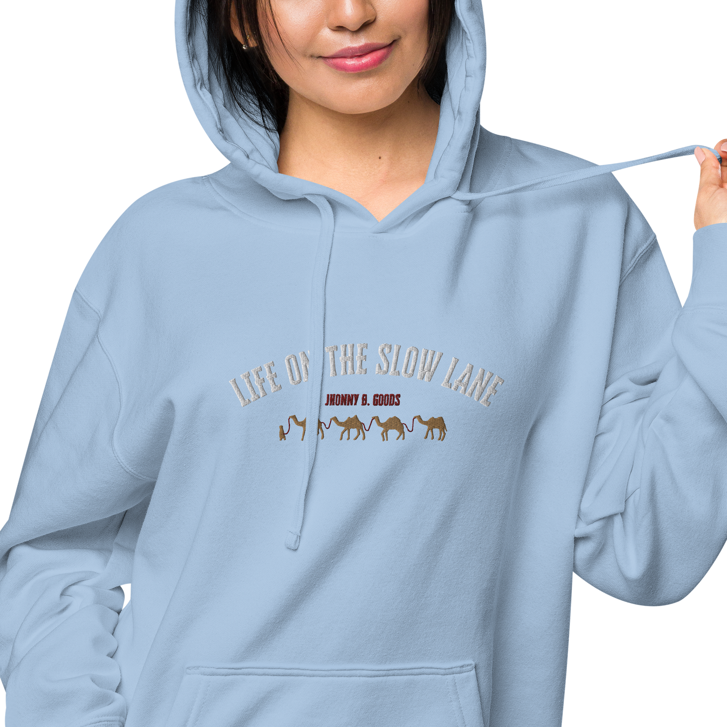 Life on The Slow Lane  Women's pigment-dyed hoodie