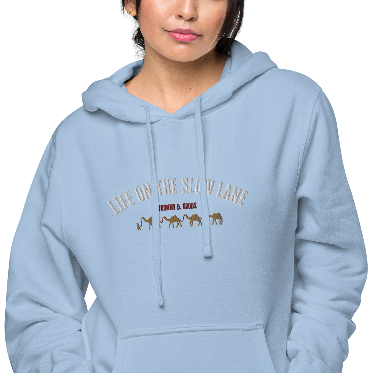 Life on The Slow Lane  Women's pigment-dyed hoodie