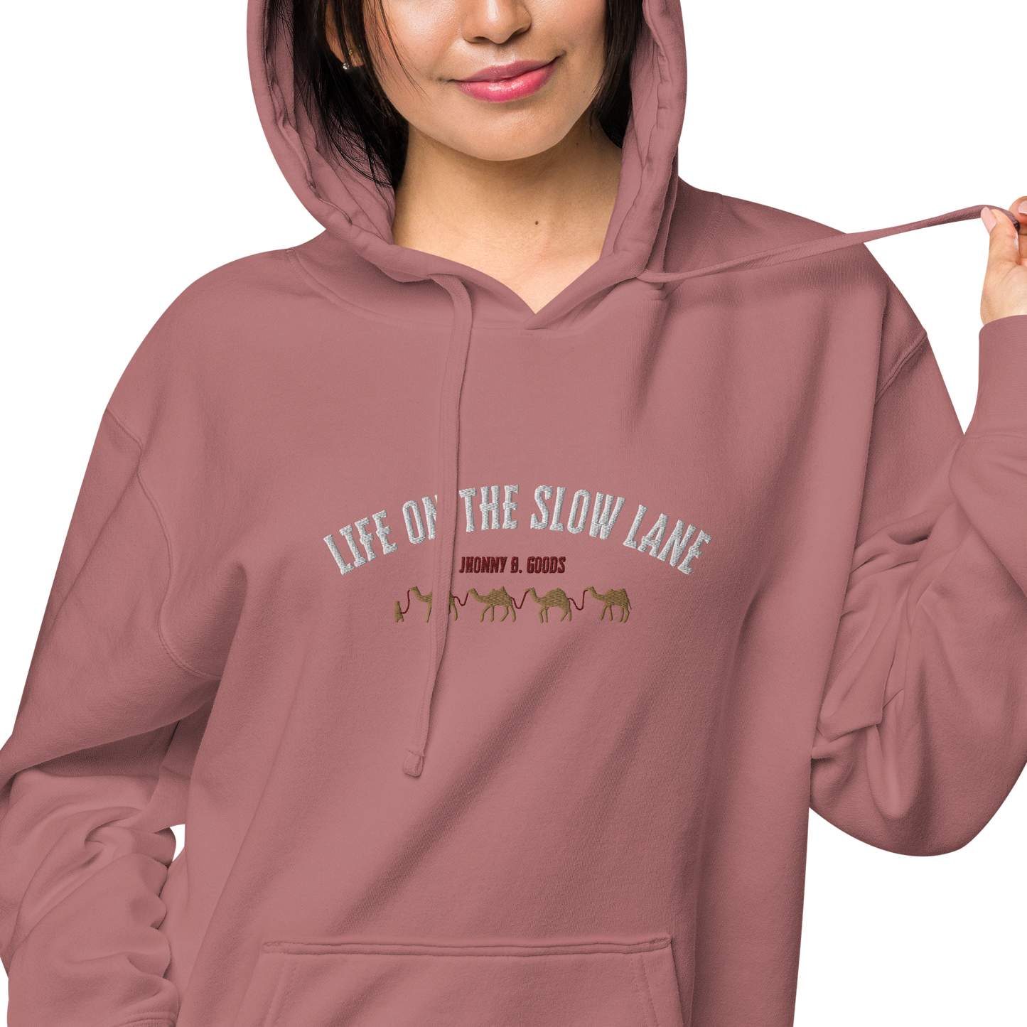 Life on The Slow Lane  Women's pigment-dyed hoodie