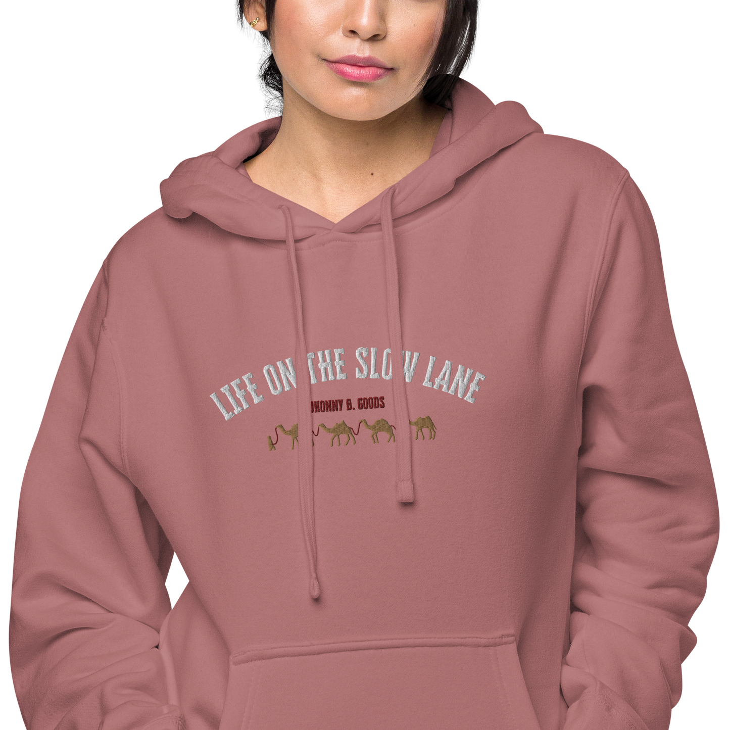 Life on The Slow Lane  Women's pigment-dyed hoodie