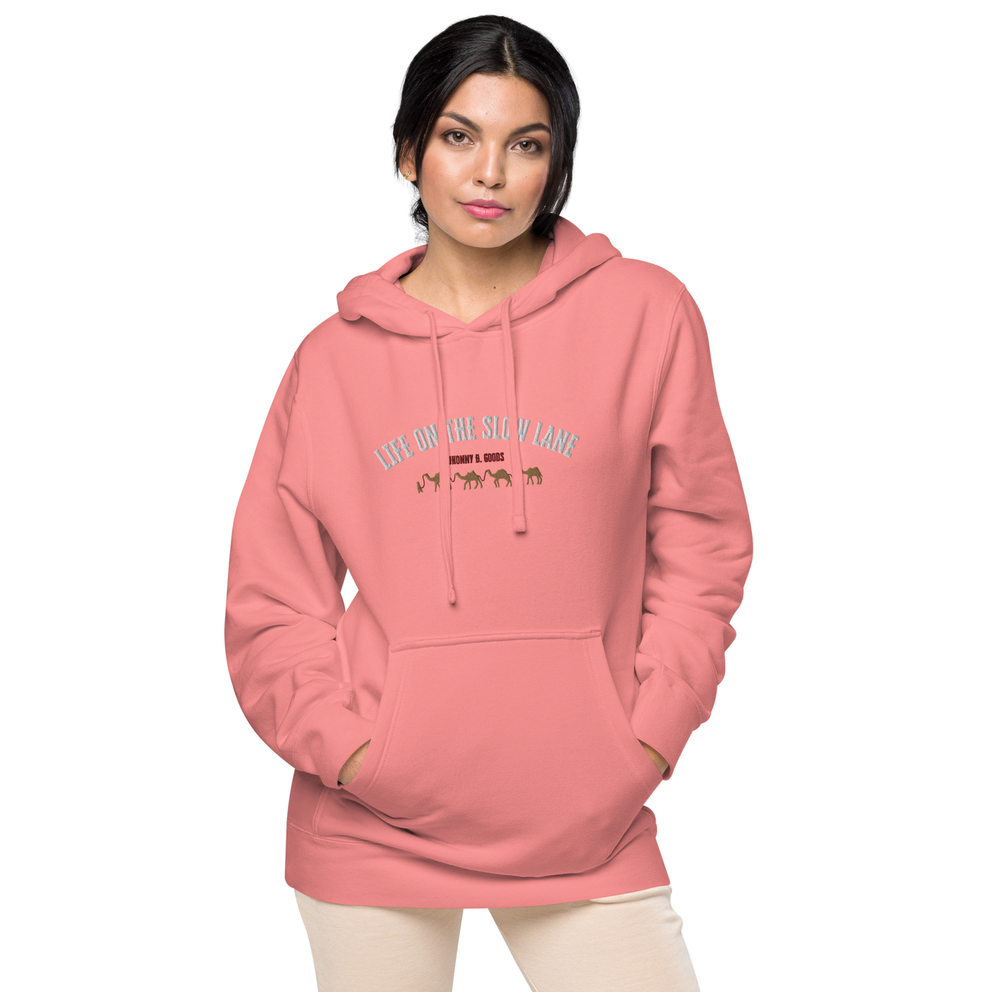 Life on The Slow Lane  Women's pigment-dyed hoodie