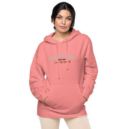 Life on The Slow Lane  Women's pigment-dyed hoodie