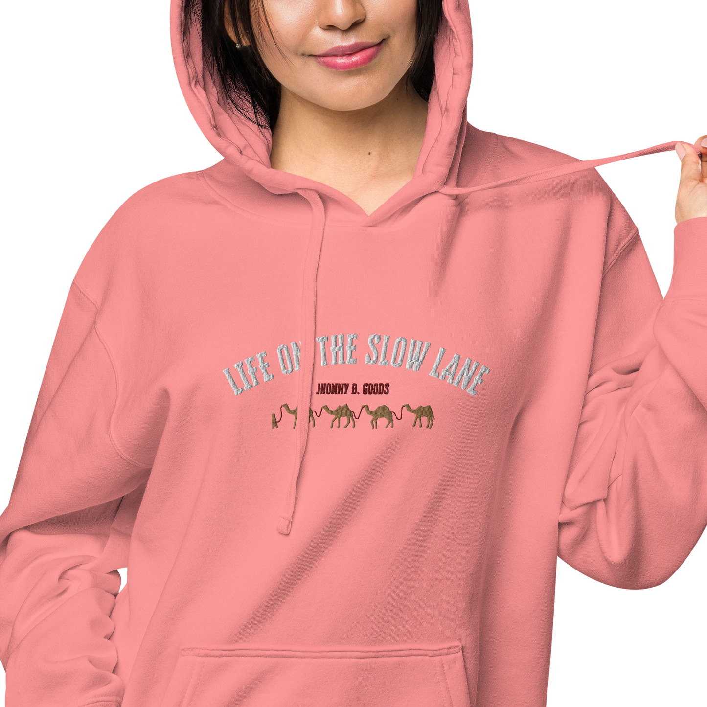 Life on The Slow Lane  Women's pigment-dyed hoodie