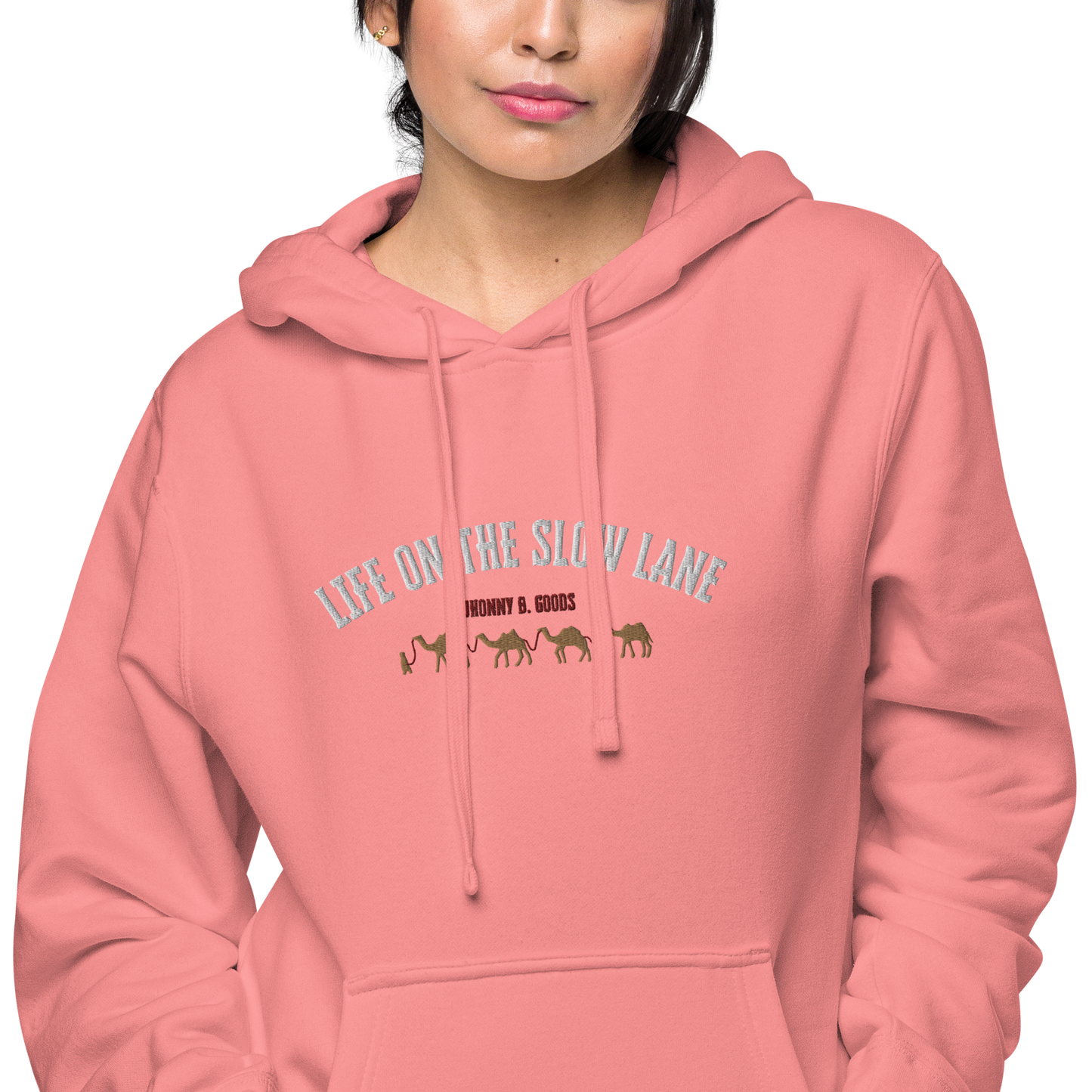 Life on The Slow Lane  Women's pigment-dyed hoodie