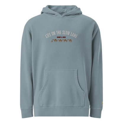 Life on The Slow Lane  Women's pigment-dyed hoodie