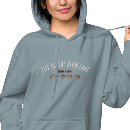 Life on The Slow Lane  Women's pigment-dyed hoodie